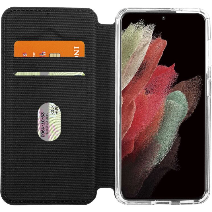 Чехол 3SIXT SlimFolio для Samsung Galaxy S21 Ultra (G998) 3S-2078 - Black: фото 6 из 10