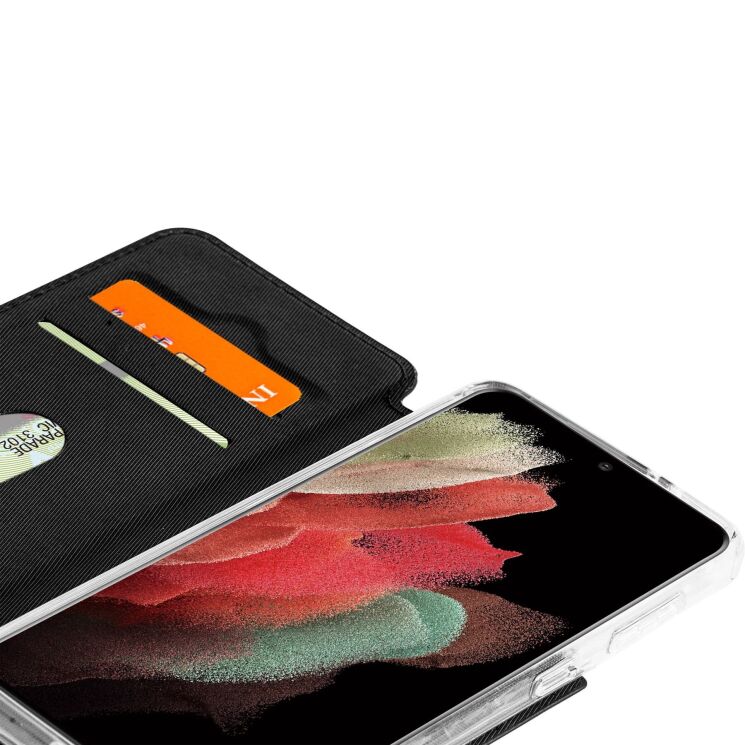 Чехол 3SIXT SlimFolio для Samsung Galaxy S21 Ultra (G998) 3S-2078 - Black: фото 7 из 10