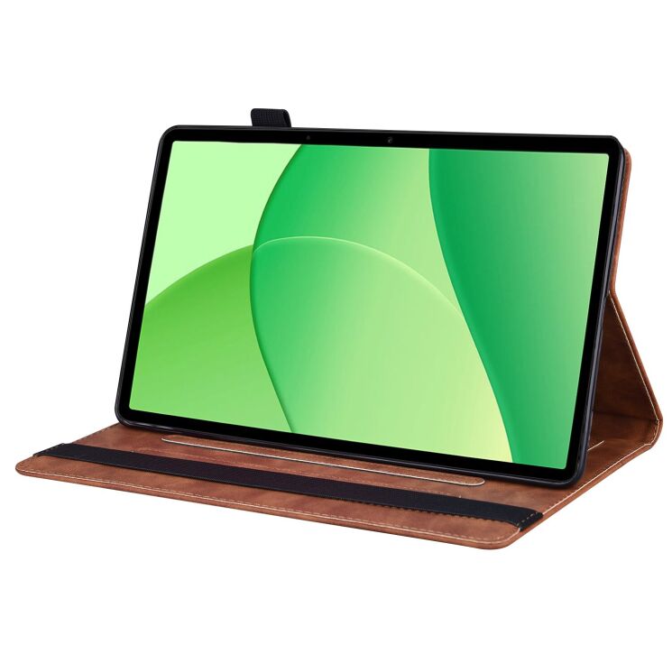 Чохол Deexe Business Style для OPPO Pad SE - Brown: фото 3 з 8
