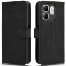 Чехол Deexe Classic Wallet для Infinix Smart 9 (X6532) / Hot 50i (X6531) - Black: фото 1 из 6