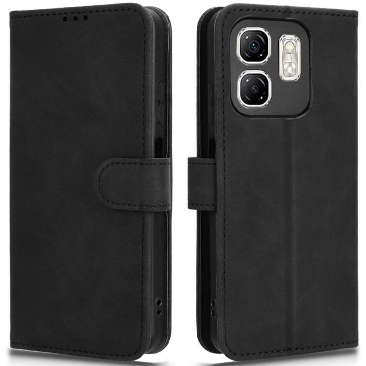 Чехол Deexe Classic Wallet для Infinix Smart 9 (X6532) / Hot 50i (X6531) - Black: фото 1 из 6