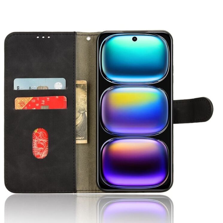 Чехол Deexe Classic Wallet для Infinix Smart 9 (X6532) / Hot 50i (X6531) - Black: фото 2 из 6
