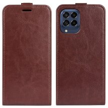 Чехол Deexe Flip Case для Samsung Galaxy M53 (M536) - Brown: фото 1 из 6