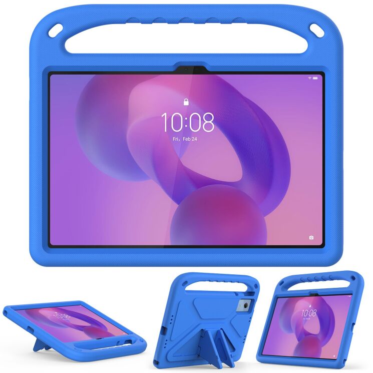 Чохол Deexe KickStand Cover для Lenovo Idea Tab (TB336) / Tab K11 Gen 2 - Blue: фото 2 з 6