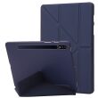 Чехол Deexe Origami Series для Samsung Galaxy Tab S10 Plus - Dark Blue (364709DB)