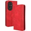 Чехол Deexe Retro Style для Honor 200 Pro - Red (362100R)
