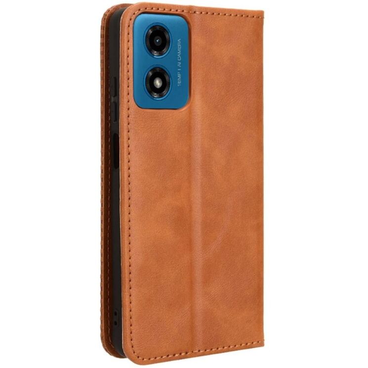 Чохол Deexe Retro Style для Motorola Moto G24 Power / G04 / G04s / E14 - Brown: фото 6 з 7