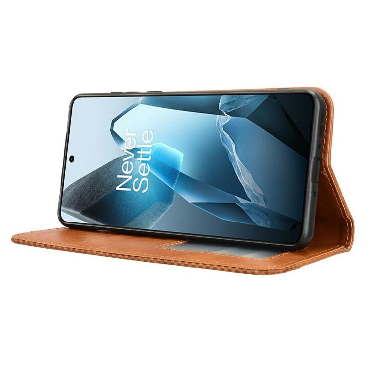 Чехол Deexe Retro Style для OnePlus 13 - Brown: фото 3 из 7