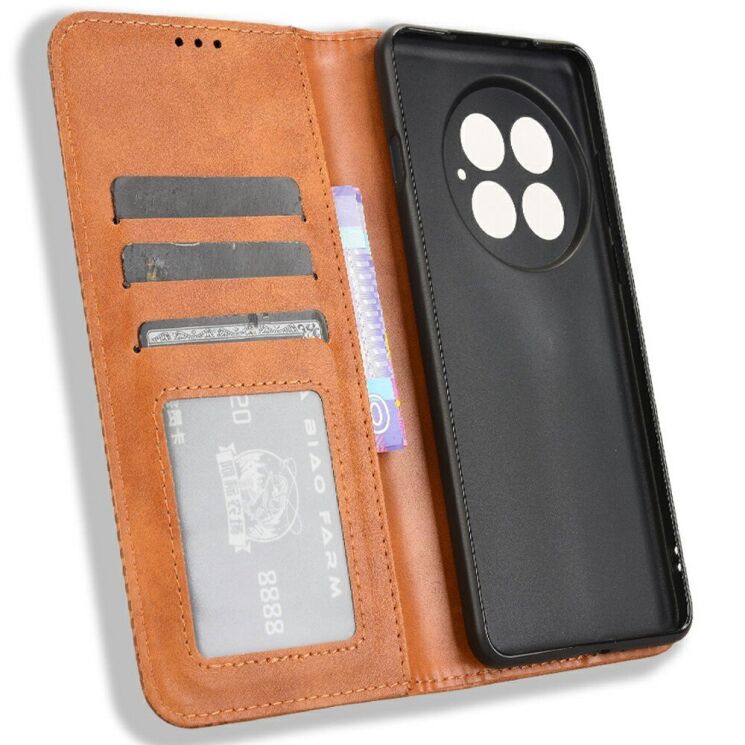 Чехол Deexe Retro Style для OnePlus 13 - Brown: фото 4 из 7