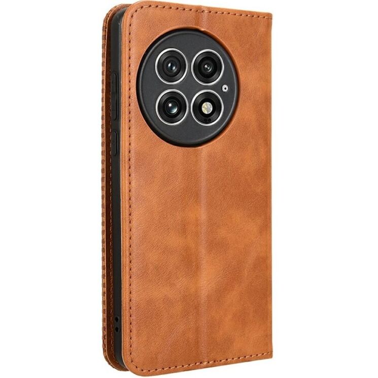 Чехол Deexe Retro Style для OnePlus 13 - Brown: фото 6 из 7