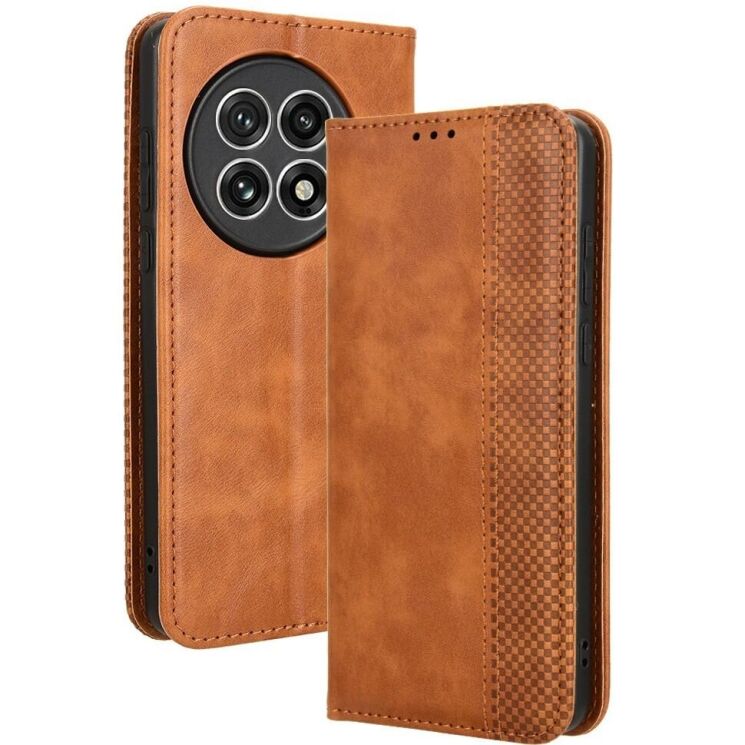 Чехол Deexe Retro Style для OnePlus 13 - Brown: фото 1 из 7