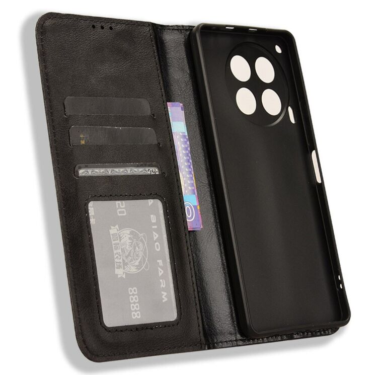 Чехол Deexe Retro Style для TECNO Camon 30 (CL6) - Black: фото 4 из 7