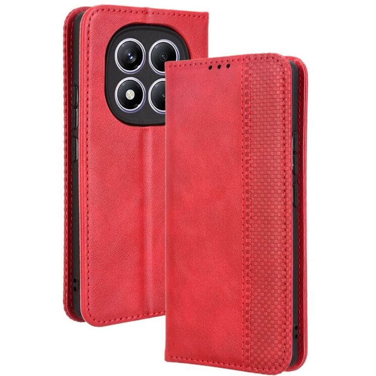 Чехол Deexe Retro Style для Xiaomi Redmi Note 14 Pro - Red: фото 1 из 7