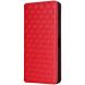 Чехол Deexe Rhombus Book для Motorola Edge 60 / Edge 60 Fusion - Red (379608R). Фото 7 из 10