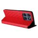 Чехол Deexe Rhombus Book для Motorola Edge 60 / Edge 60 Fusion - Red (379608R). Фото 5 из 10
