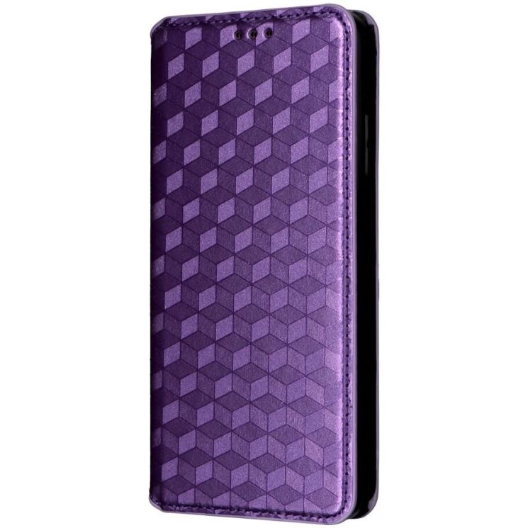 Чохол Deexe Rhombus Book для Motorola Moto G05 / Moto E15 - Purple: фото 7 з 10