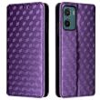 Чохол Deexe Rhombus Book для Motorola Moto G05 / Moto E15 - Purple (372702V)