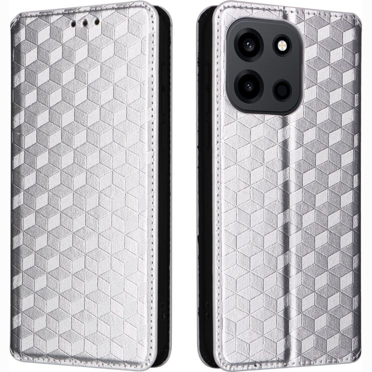 Чохол Deexe Rhombus Book для OnePlus Nord 6 - Silver (411901S) Чохол Deexe Rhombus Book для OnePlus Nord 6 - Silver: фото 1 з 10
