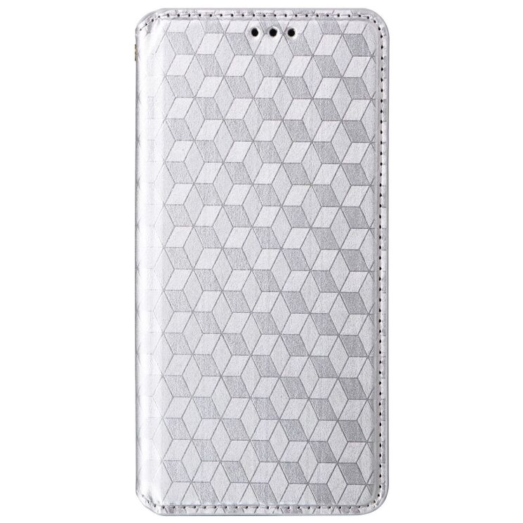 Чехол Deexe Rhombus Book для Realme Note 70 - Silver: фото 6 из 7