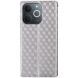 Чехол Deexe Rhombus Book для Realme Note 70 - Silver (389700S). Фото 7 из 7