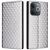 Чехол Deexe Rhombus Book для Realme Note 70 - Silver: фото 1 из 7