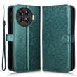 Чехол Deexe Rhombus Book для TECNO Spark 20 Pro+ - Green (351207G)