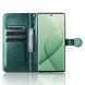 Чехол Deexe Rhombus Book для TECNO Spark 20 Pro+ - Green (351207G). Фото 2 из 7