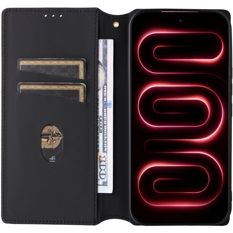 Чохол Deexe Rhombus Book для Xiaomi Poco F9 Ultra - Red: фото 2 з 10