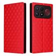 Чохол Deexe Rhombus Book для Xiaomi Poco F9 Ultra - Red (430113R)