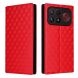 Чохол Deexe Rhombus Book для Xiaomi Poco F9 Ultra - Red (430113R). Фото 1 з 10