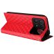 Чохол Deexe Rhombus Book для Xiaomi Poco F9 Ultra - Red (430113R). Фото 5 з 10