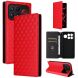 Чохол Deexe Rhombus Book для Xiaomi Poco F9 Ultra - Red (430113R). Фото 6 з 10