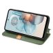 Чохол Deexe Rhombus Wallet для Motorola Moto G24 Power - Green (347906G). Фото 3 з 6