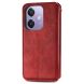 Чехол Deexe Rhombus Wallet для OPPO A3x / A3 / A40m - Red (365326R). Фото 5 из 9