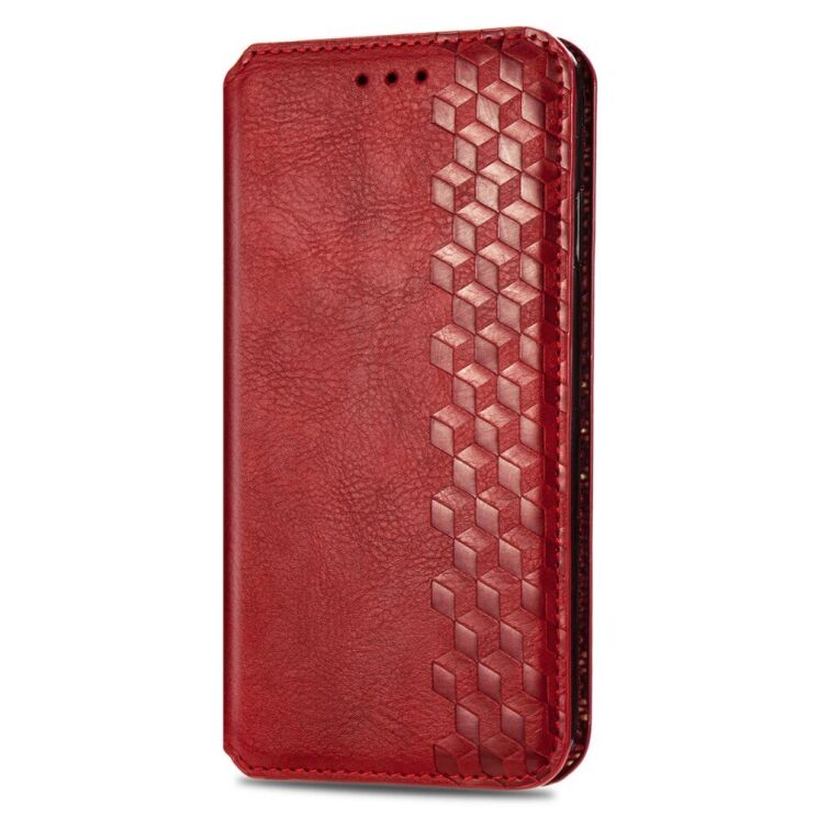Чехол Deexe Rhombus Wallet для OPPO A3x / A3 / A40m - Red: фото 4 из 9