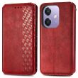 Чехол Deexe Rhombus Wallet для OPPO A3x / A3 / A40m - Red (365326R)