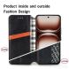 Чехол Deexe Rhombus Wallet для OPPO A3x / A3 / A40m - Blue (365326L). Фото 9 из 9