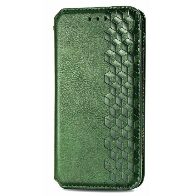 Чохол Deexe Rhombus Wallet для Samsung Galaxy M62 - Green: фото 2 з 13