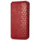 Чехол Deexe Rhombus Wallet для Xiaomi Redmi Note 13 Pro+ - Red (340572R). Фото 4 из 6