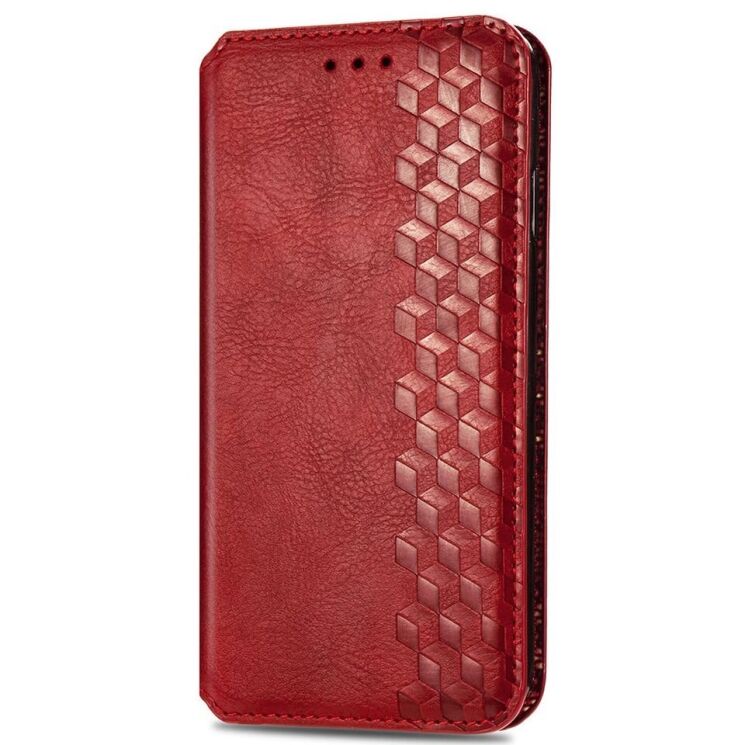 Чехол Deexe Rhombus Wallet для Xiaomi Redmi Note 13 Pro+ - Red: фото 4 из 6