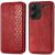 Чехол Deexe Rhombus Wallet для Xiaomi Redmi Note 13 Pro+ - Red: фото 1 из 6