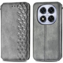 Чехол Deexe Rhombus Wallet для Xiaomi Redmi Note 15 Pro Plus / Poco M8 Pro 5G - Grey: фото 1 из 6