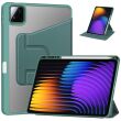 Чехол Deexe Rotary Case для Xiaomi Pad 7 / 7 Pro - Blackish Green (369023DG)