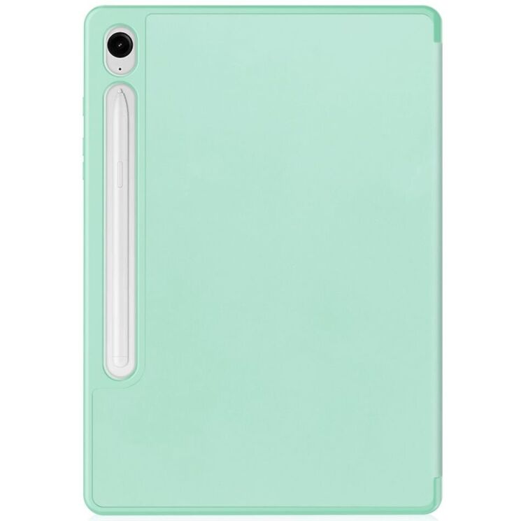 Чохол Deexe Smart Case для Samsung Galaxy Tab S9 FE (X510/516) / Tab S10 FE (X520/526) - Mint Green: фото 2 з 10