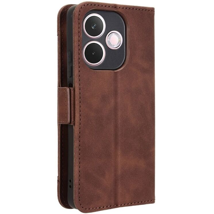 Чехол Deexe Wallet Stand для Oppo A5 Pro (4G/5G) - Brown: фото 7 из 7