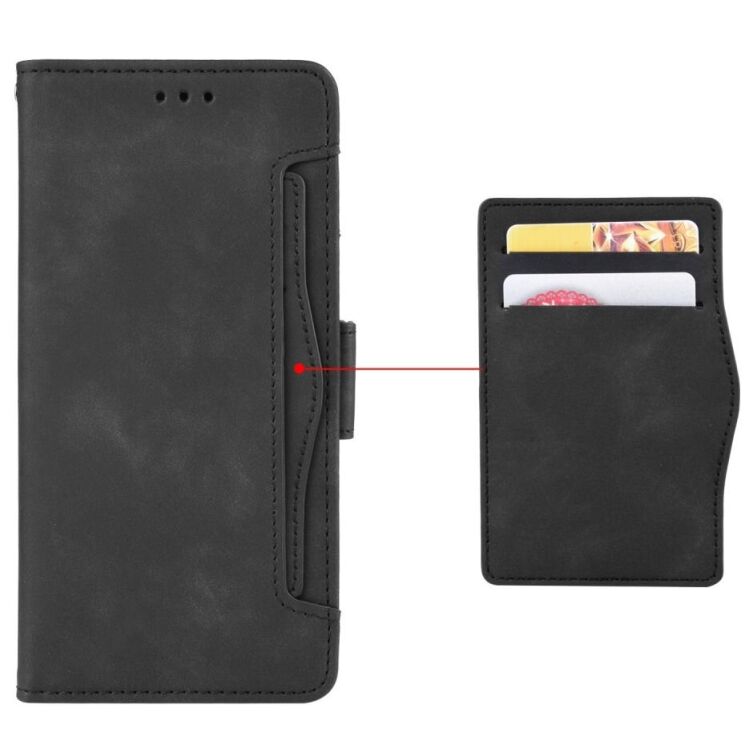 Чехол Deexe Wallet Stand для Samsung Galaxy A35 (A356) - Black: фото 4 из 7