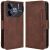 Чехол Deexe Wallet Stand для TECNO Pova 6 - Brown: фото 1 из 8