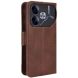Чехол Deexe Wallet Stand для TECNO Pova 6 - Brown (354102Z). Фото 6 из 8