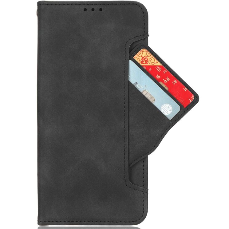 Чехол-книжка с кармашками Deexe Wallet Stand для Xiaomi 17 Pro - Black (390711B) Чехол-книжка с кармашками Deexe Wallet Stand для Xiaomi 17 Pro - Black: фото 2 из 15