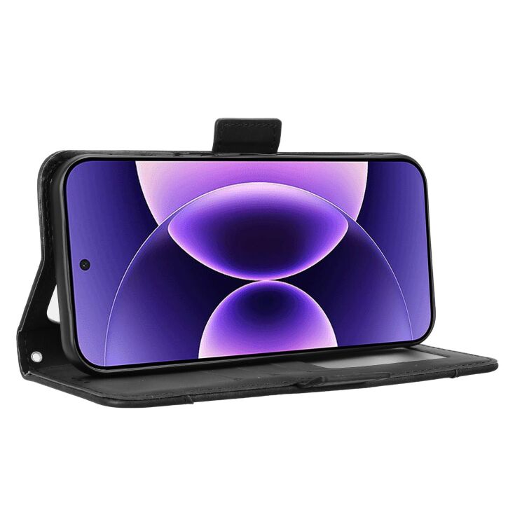 Чехол-книжка с кармашками Deexe Wallet Stand для Xiaomi 17 Pro - Black (390711B) Чехол-книжка с кармашками Deexe Wallet Stand для Xiaomi 17 Pro - Black: фото 5 из 15